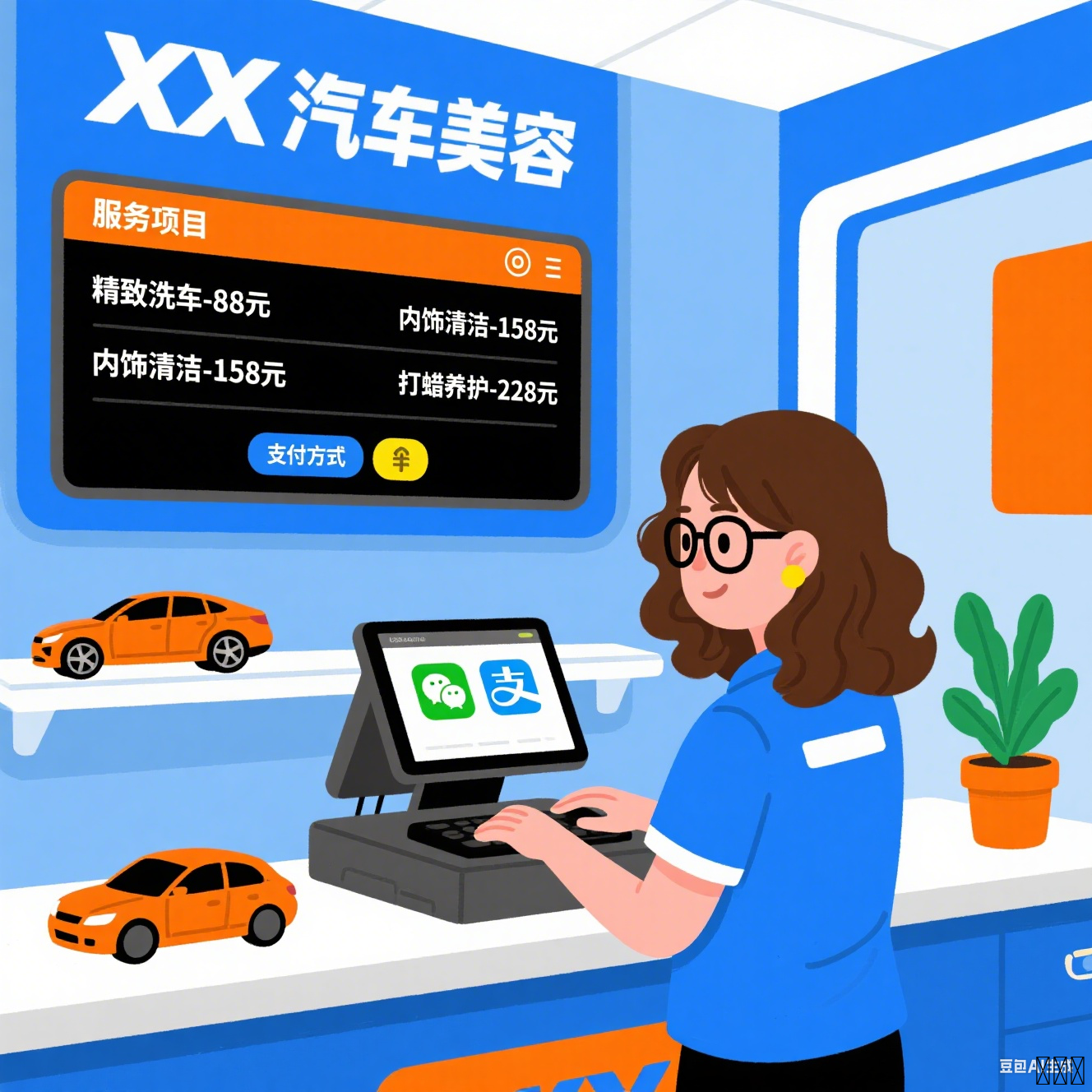 汽车美容行业解决方案